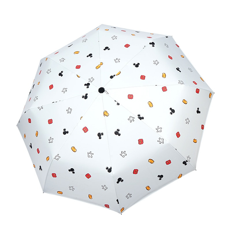 Aranyos rajzfilm, teljesen automata női esernyő, szélálló eső, 3 összecsukható napernyő, utazási autós esernyők, ajándékok