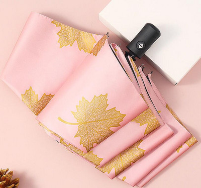 Automatický dáždnik s UV ochranou, slnečník pre ženy, daždivý a slnečný slnečník, skladací dáždnik pre dievčatá, anti-UV ochrana, módny dámsky slnečník