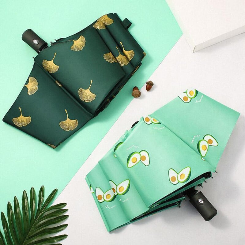 Automatický dáždnik s UV ochranou, slnečník pre ženy, daždivý a slnečný slnečník, skladací dáždnik pre dievčatá, anti-UV ochrana, módny dámsky slnečník