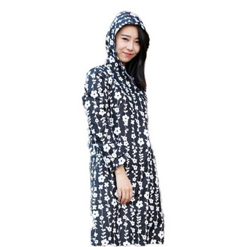 Διαπνέον Αδιάβροχο Φορητό Γυναικείο Μακρύ Αδιάβροχο Παλτό Βροχή Rainwear Poncho Ανδρικό μπουφάν