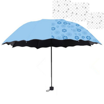 ουράνιο τόξο παιδική ομπρέλα Anti-UV παιδική αλλαγή χρώματος Ανοιχτή πτυσσόμενη ομπρέλα 8 πλευρών Αδιάβροχη αντιανεμική ομπρέλα για παιδιά