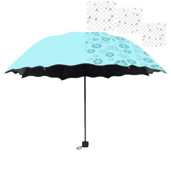ουράνιο τόξο παιδική ομπρέλα Anti-UV παιδική αλλαγή χρώματος Ανοιχτή πτυσσόμενη ομπρέλα 8 πλευρών Αδιάβροχη αντιανεμική ομπρέλα για παιδιά