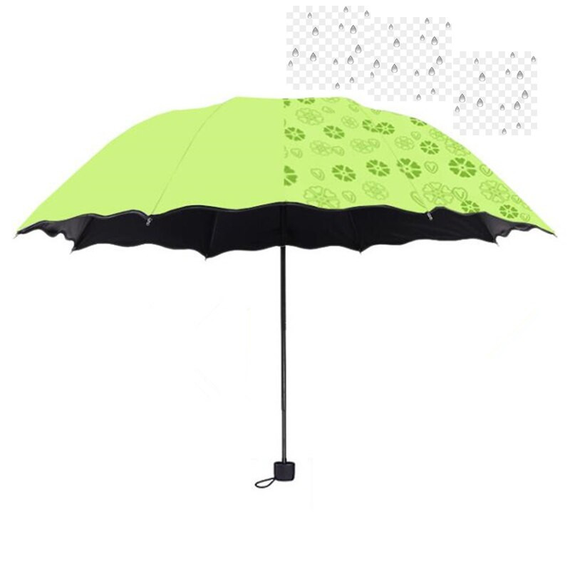 dugin kišobran za djecu, dječji dječji kišobran koji mijenja boju, otvoreni sklopivi kišobran s 8 rebara, vodootporan, otporan na vjetar, kišobran za djecu