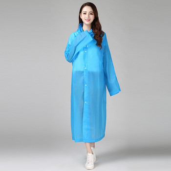 Παλτό Rainwear Rain Women EVA Fashion Αδιάβροχο κοστούμι Αδιάβροχο Παχύ διαφανές Camping Women Waterproof Clear