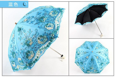 2020 ново пристигане дантелен дъждовен чадър за слънце Дамски модни извити чадъри за принцеса Женски чадър Творчески подарък Чадър