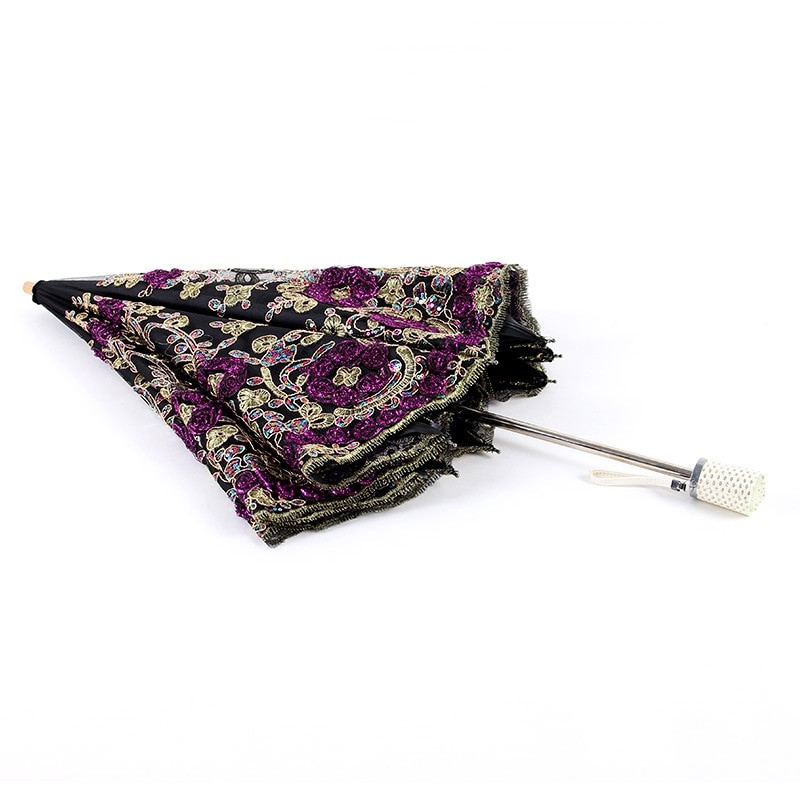 2020 ново пристигане дантелен дъждовен чадър за слънце Дамски модни извити чадъри за принцеса Женски чадър Творчески подарък Чадър