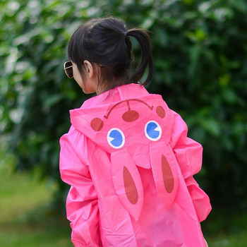 Дъждобран Дъждобран Детско пончо Студентско анимационно ветроустойчиво водоустойчиво дъждобран Животински стил 1PCS Палто Детски дъжд