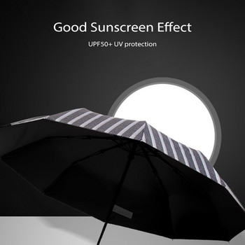 Leodauknow Creative Automatic Umbrella Rain Women Protection UV Sunshade Outdoor Travel Big Sun Umbrella Αντιανεμική ομπρέλα 10K
