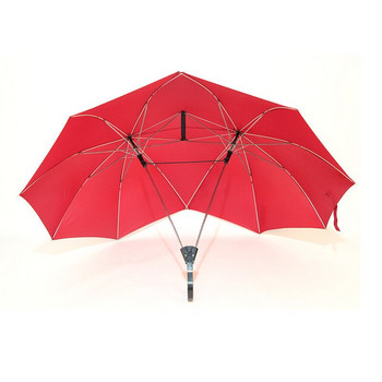 Висококачествен чадър с дълга дръжка, двуполюсен чадър за мъже, дъжд, жена, полуавтоматичен чадър за бизнес подарък, ветроустойчиви чадъри за слънце