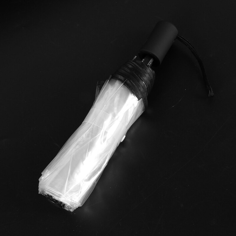 Priehľadný dáždnik, automatický dáždnik, dáždnik, dámsky, pánsky, slnečný, dáždnik, automatický dáždnik, kompaktný skladací, vetruodolný, priehľadný dáždnik, Tra