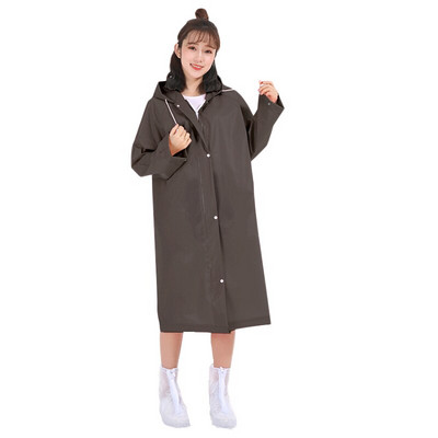 Dospelý EVA dažďový plášť, pončo, outdoor, ženy, muži, cestovanie, pršiplášť, nepremokavý, dlhý štýl, cyklistika, turistika, kempovanie, pršiplášť s kapucňou