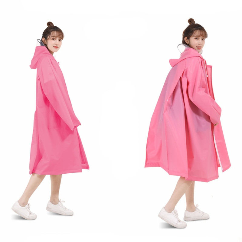 Dospelý EVA dažďový plášť, pončo, outdoor, ženy, muži, cestovanie, pršiplášť, nepremokavý, dlhý štýl, cyklistika, turistika, kempovanie, pršiplášť s kapucňou
