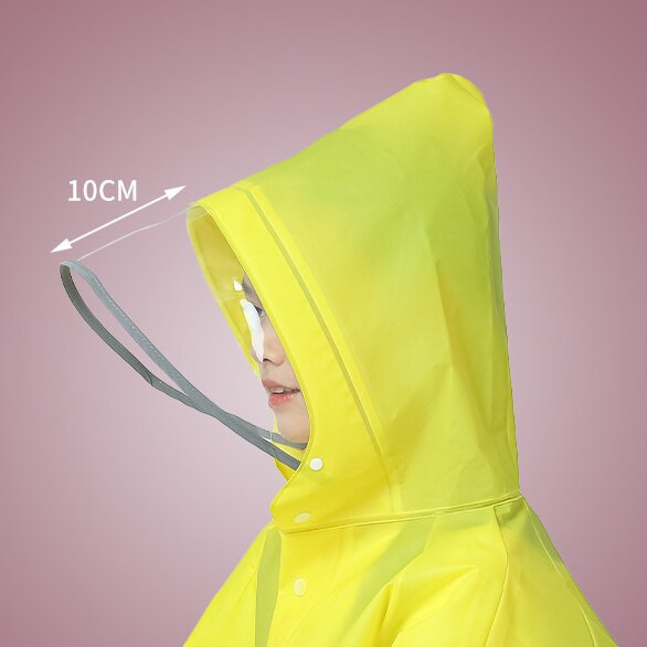 Gyermek esőkabát óvodai tanulók rajzfilm nagy kalap karimájú iskolatáskával egész testében Fiúk és lányok nagy fiúk poncsók