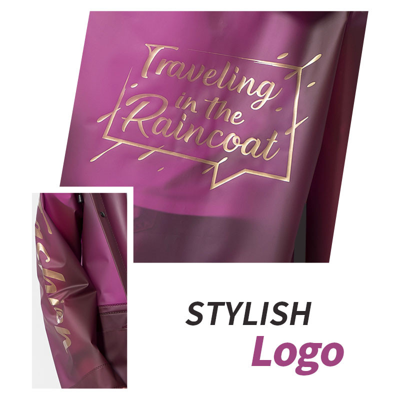 Yuding TPU pršiplášť pre mužov/ženy, pršiplášť s potlačou písmen, módny pršiplášť pre dospelých s kapucňou a vreckami