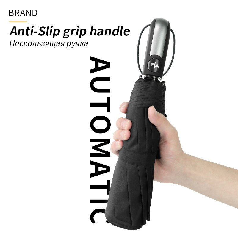 Vetruodolný automatický dáždnik, dažďový dáždnik pre ženy, odolný voči vetru, 3-násobný, pohodlná rukoväť, pánsky biznis, veľký dáždnik, vonkajší slnečník