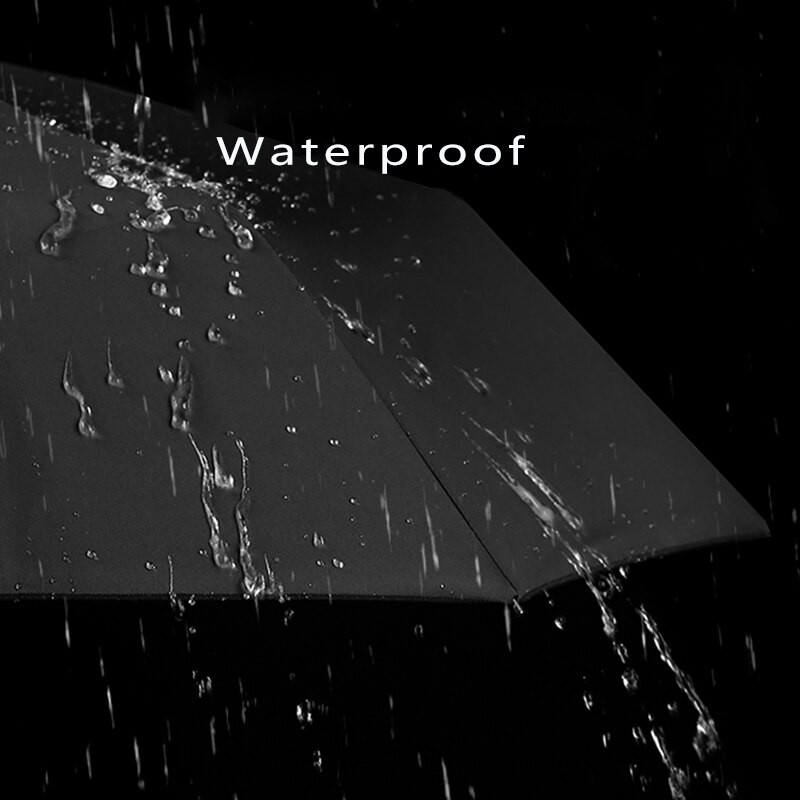 PARACHASE Automatický biznis Veľký dáždnik Muži Ženy 8K Vetruodolný luxusný drevený rukoväť Veľký dáždnik Dažďový prenosný slnečník Darčeky