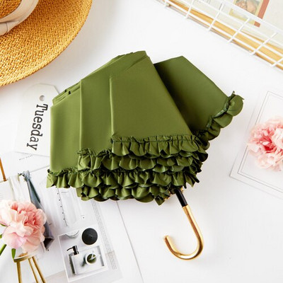 Dámsky slnečník Uv Kawaii Rain and Sun, manuálny, skladací, pre kočík, svadobnú záhradu, japonský, obrátený, roztomilý, Sombrilla, pršiplášť