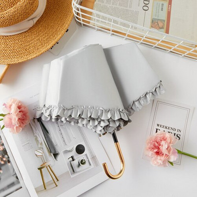 Dámsky slnečník Uv Kawaii Rain and Sun, manuálny, skladací, pre kočík, svadobnú záhradu, japonský, obrátený, roztomilý, Sombrilla, pršiplášť