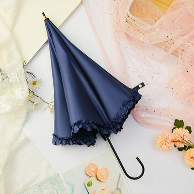 Dámsky slnečník Uv Kawaii Rain and Sun, manuálny, skladací, pre kočík, svadobnú záhradu, japonský, obrátený, roztomilý, Sombrilla, pršiplášť