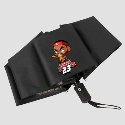 Roztomilý dáždnik s hlavou medveďa, plne automatický skladací, silný, 8-kostný, opaľovací krém, dáždnik, slnko a dážď, dvojaký darček k narodeninám