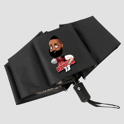 Roztomilý dáždnik s hlavou medveďa, plne automatický skladací, silný, 8-kostný, opaľovací krém, dáždnik, slnko a dážď, dvojaký darček k narodeninám