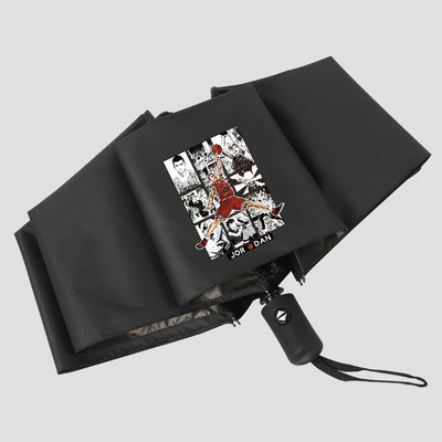 Roztomilý dáždnik s hlavou medveďa, plne automatický skladací, silný, 8-kostný, opaľovací krém, dáždnik, slnko a dážď, dvojaký darček k narodeninám