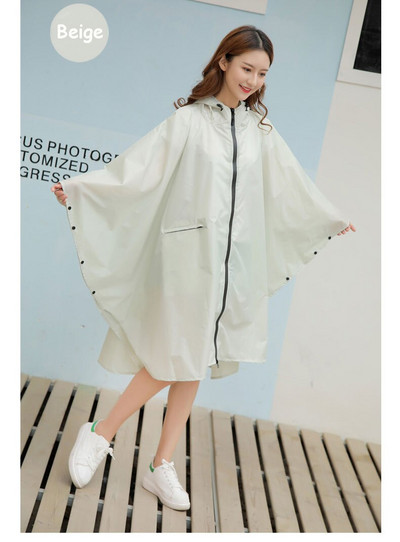 Módna dámska pláštenka s kapucňou Big Cap, nepremokavá, dlhá, nepriepustná, pláštenka s dažďom, na turistiku, lezenie a cyklistiku