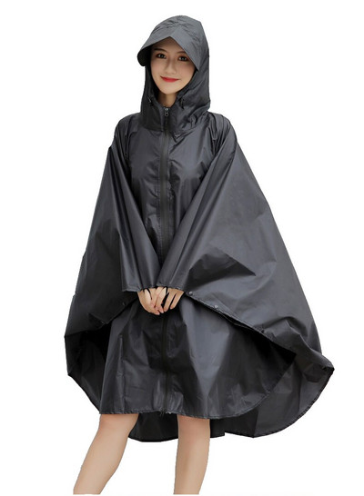 Módna dámska pláštenka s kapucňou Big Cap, nepremokavá, dlhá, nepriepustná, pláštenka s dažďom, na turistiku, lezenie a cyklistiku