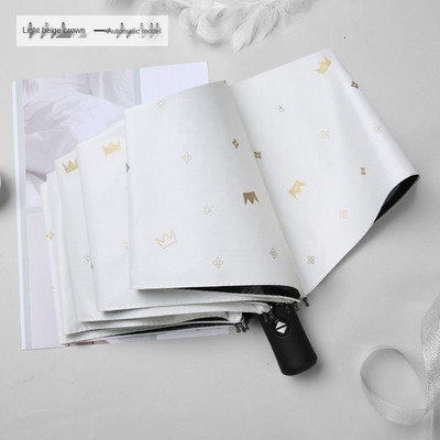 Umbrelă de ploaie complet automată Umbrelă de soare pentru femei și bărbați Protecție solară Protecție UV Umbrelă de soare pliabilă cu utilizare dublă