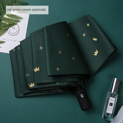 Umbrelă de ploaie complet automată Umbrelă de soare pentru femei și bărbați Protecție solară Protecție UV Umbrelă de soare pliabilă cu utilizare dublă