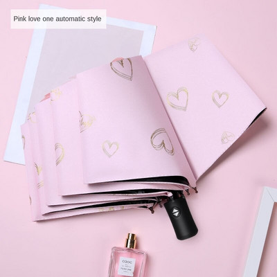 Umbrelă de ploaie complet automată Umbrelă de soare pentru femei și bărbați Protecție solară Protecție UV Umbrelă de soare pliabilă cu utilizare dublă