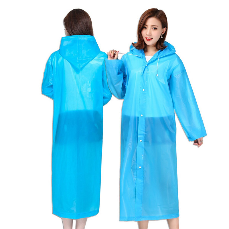 Unisex Γυναικείες ανδρικές αδιάβροχο παλτό αδιάβροχο για ενήλικες εξωτερικού χώρου RainWear Αδιάβροχο αδιάβροχο φορητό διαφανές υφασμάτινο κοστούμι βροχής για ποδηλασία