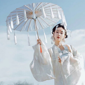 Китайски копринен чадър Аниме Женска фотография CosPLAY Реквизит Антични пискюли Чадър Прозрачен Японски чадър ХАРТИЕН ЧАДЪР