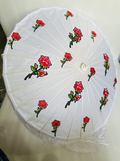 Čínsky hodvábny dáždnik, anime, ženy, fotografia, cosplay, rekvizita, starožitné strapce, dáždnik, priehľadný, japonský slnečník, papierový dáždnik