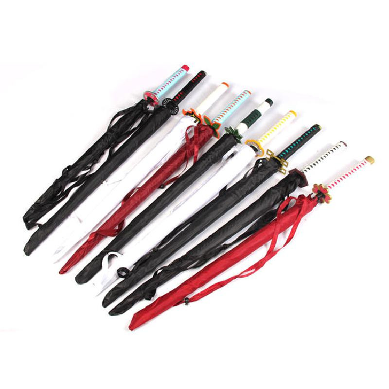 Demon Slayer Blade Anime Manga Katana Dáždnik Kimetsu No Yaiba Samurai Meč Ninja Nôž Sunny Rainy Dáždnik Slnečník