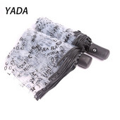 YADA Fold Rain Transparent Kišobran Sklopivi Rainy Mathematical Formula Automatski kišobrani za djevojčice i dječake prozirni parapluie YD210030