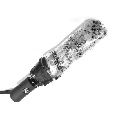 YADA Fold Rain Transparent Kišobran Sklopivi Rainy Mathematical Formula Automatski kišobrani za djevojčice i dječake prozirni parapluie YD210030