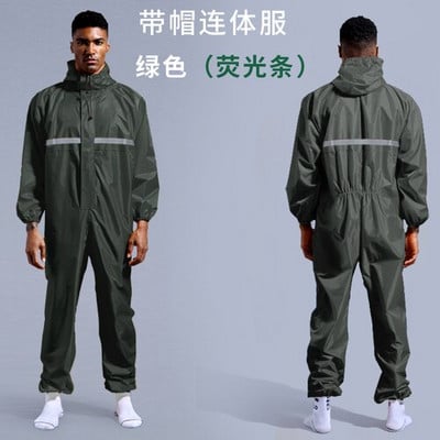 Pláštenka / Zlúčená pánska pláštenka/overaly Pánska a dámska pláštenka Fission Rain Suit Rain Coat s kapucňou Dámska pláštenka