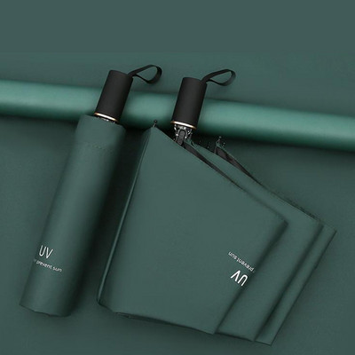 YADA 2021 INS Business Čistý čierny náter Dáždnik Skladací daždivý reverzný dáždnik pre ženy mužov UV dáždnik s písmenom YD200145