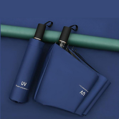 YADA 2021 INS Business Čistý čierny náter Dáždnik Skladací daždivý reverzný dáždnik pre ženy mužov UV dáždnik s písmenom YD200145