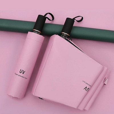 YADA 2021 INS Business Čistý čierny náter Dáždnik Skladací daždivý reverzný dáždnik pre ženy mužov UV dáždnik s písmenom YD200145