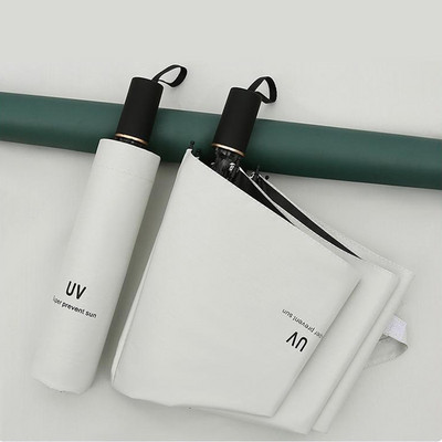 YADA 2021 INS Business Čistý čierny náter Dáždnik Skladací daždivý reverzný dáždnik pre ženy mužov UV dáždnik s písmenom YD200145