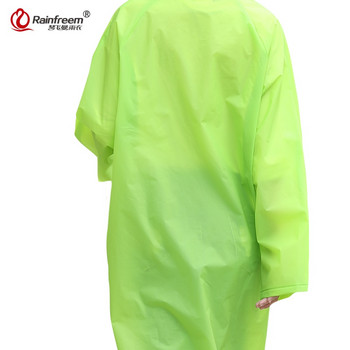 Rainfreem 2017 Ανοιξιάτικο φορητό EVA Αδιάβροχο Γυναικείο/Ανδρικό Αδιαπέραστο Πλαστικό Διαφανές Παλτό βροχής 7 Χρώματα Rain Gear Poncho