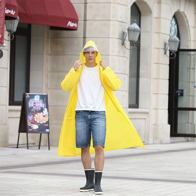 Rainfreem 2017 Jarný prenosný EVA pršiplášť pre ženy/muže, nepriepustný plastový priehľadný pršiplášť, 7 farieb, pršiplášť, pončo