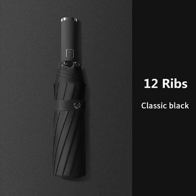 Didelis visiškai automatinis skėtis vyriškai 8/16 šonkaulių skėčiai Verslo vyrams Atsparus lietui vėjui sulankstomas skėtis nuo saulės