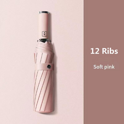 Didelis visiškai automatinis skėtis vyriškai 8/16 šonkaulių skėčiai Verslo vyrams Atsparus lietui vėjui sulankstomas skėtis nuo saulės