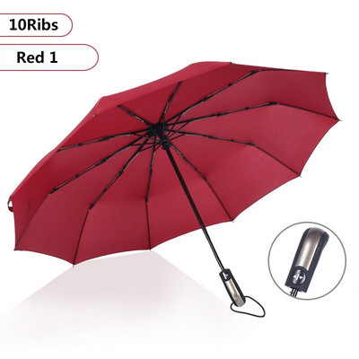 Didelis visiškai automatinis skėtis vyriškai 8/16 šonkaulių skėčiai Verslo vyrams Atsparus lietui vėjui sulankstomas skėtis nuo saulės