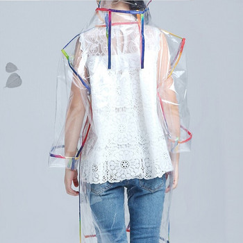 Μόδα Διαφανές Παιδικά Αγόρια Αδιάβροχο παιδικά Κοριτσίστικα αδιάβροχο με κουκούλα Outdoors tour χοντρό Καθαρό αδιάβροχο πόντσο Rainwear