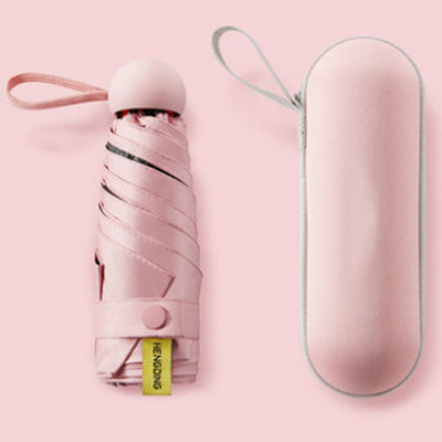 Putni kišobran s UV zaštitom Ženski vinilni Upf50+ 50% popusta 6k Ultralaki vodootporan Vjetrootporan Anti-UV suncobran Kišna oprema