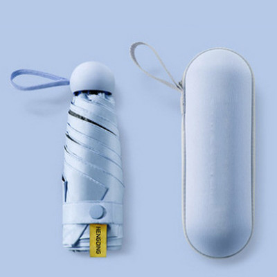 Putni kišobran s UV zaštitom Ženski vinilni Upf50+ 50% popusta 6k Ultralaki vodootporan Vjetrootporan Anti-UV suncobran Kišna oprema